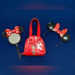 Walt Disney World Minnie Mouse American Girl Bitty Baby Size Doll accessories